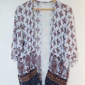 Ultra Flirt Lace-back Kimono